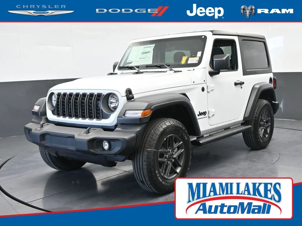 New 2026 Bright White Clear-Coat Exterior Paint Jeep Sport image 1