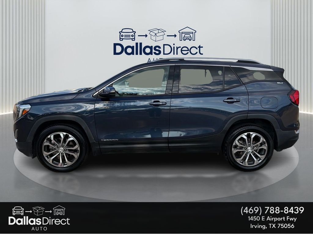 Used 2018 Blue Steel Metallic GMC SLT image 9