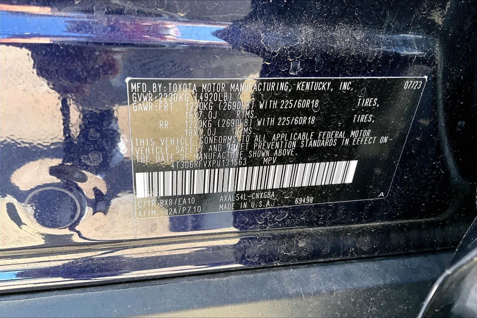 Used 2023 Blueprint Toyota Hybrid Limited image 34