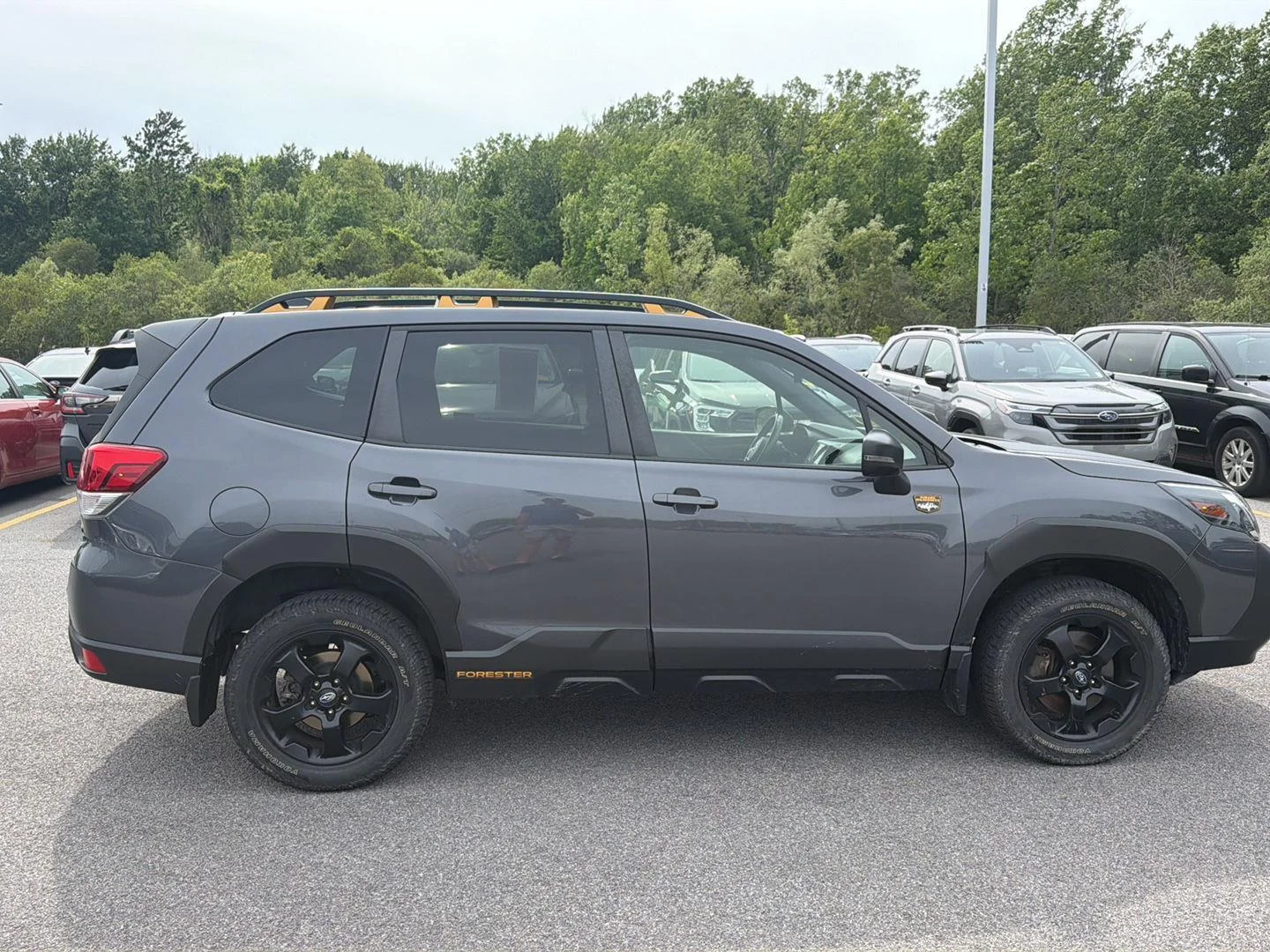 Used 2024 Magnetite Gray Metallic Subaru Wilderness image 3