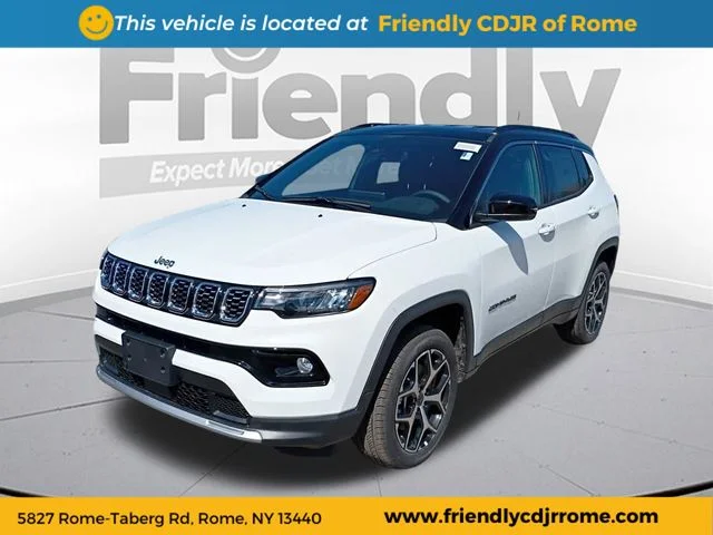 New 2026 Bright White Clear-Coat Exterior Paint Jeep Limited image 1
