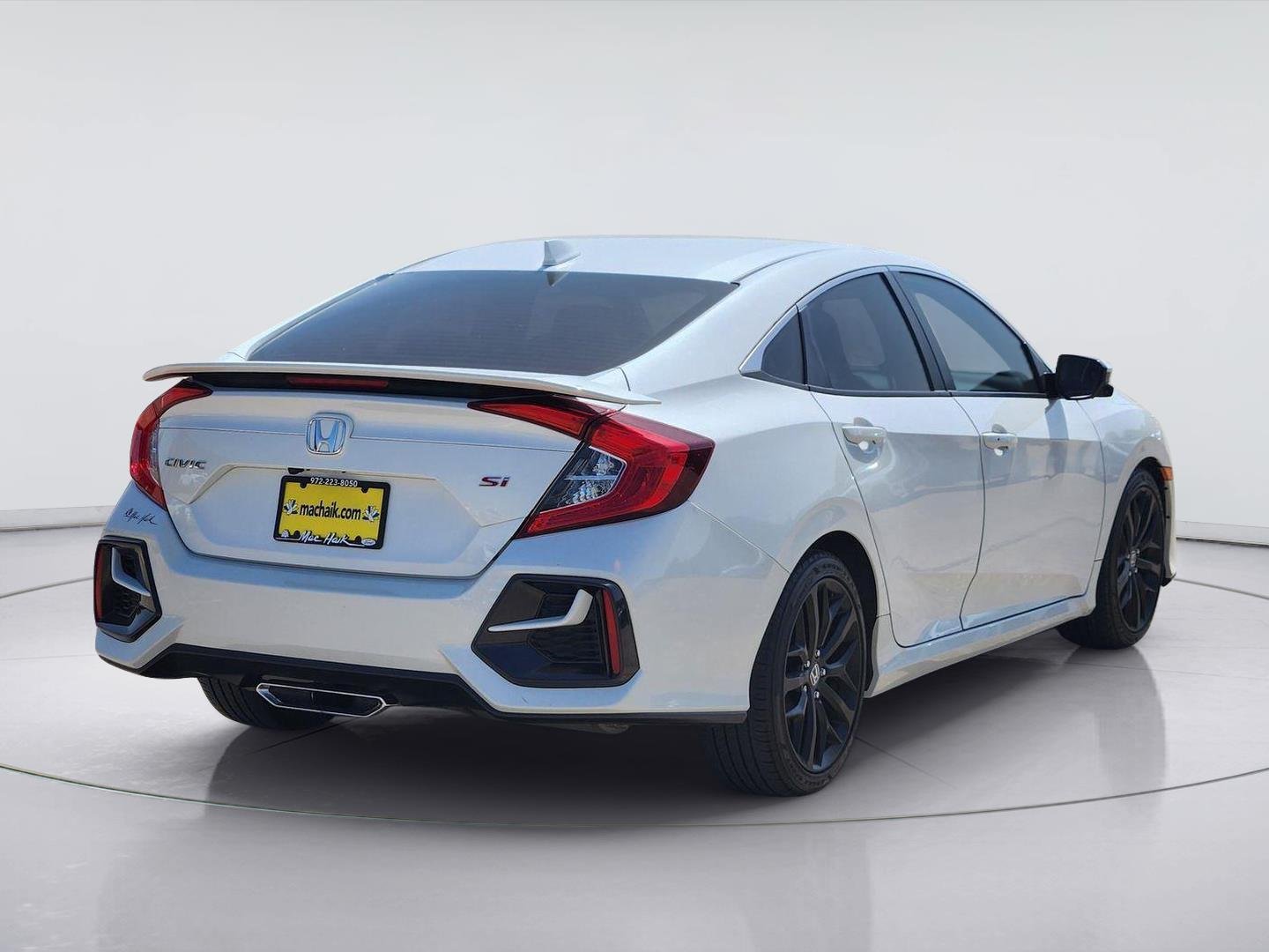 Certified Used 2020 Platinum White Pearl Honda SI image 6