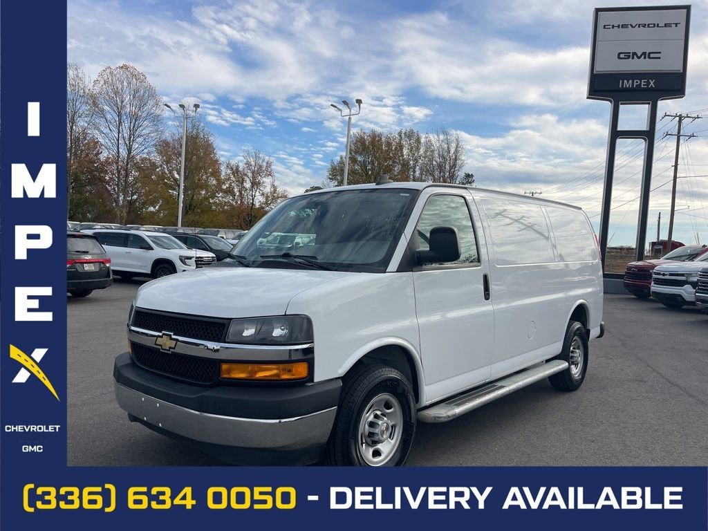 Summit White 2023 Chevrolet Express Cargo 2500 RWD Van Rear-Wheel Drive