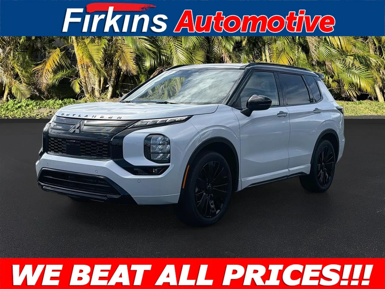 New 2026 White Diamond/Black Roof Mitsubishi BLACK EDITION 2WD image 1