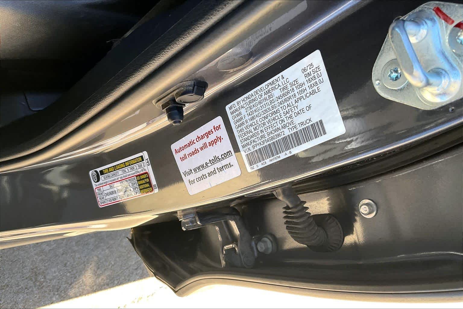 Used 2025 Modern Steel Metallic Honda RTL image 34