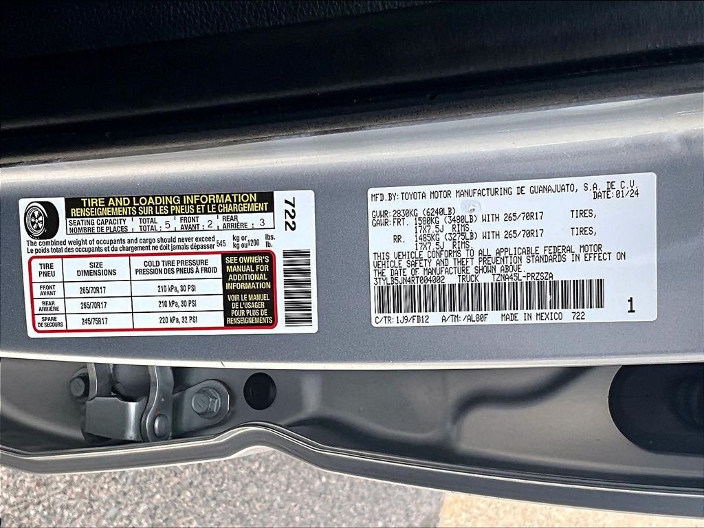 Certified Used 2024 Silver Toyota TRD Off-Road image 36