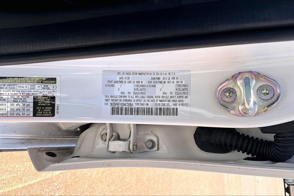 Used 2025 White Mazda 2.5 Turbo Premium Plus Package image 30