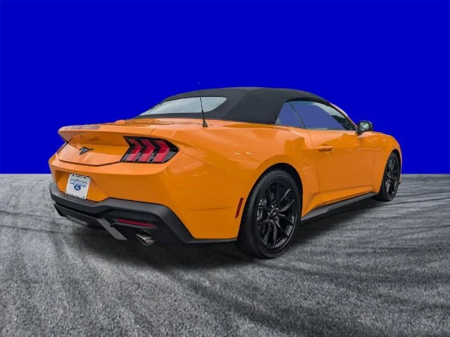 New 2026 Orange Fury Metallic Tri-coat Ford EcoBoost® Convertible image 3