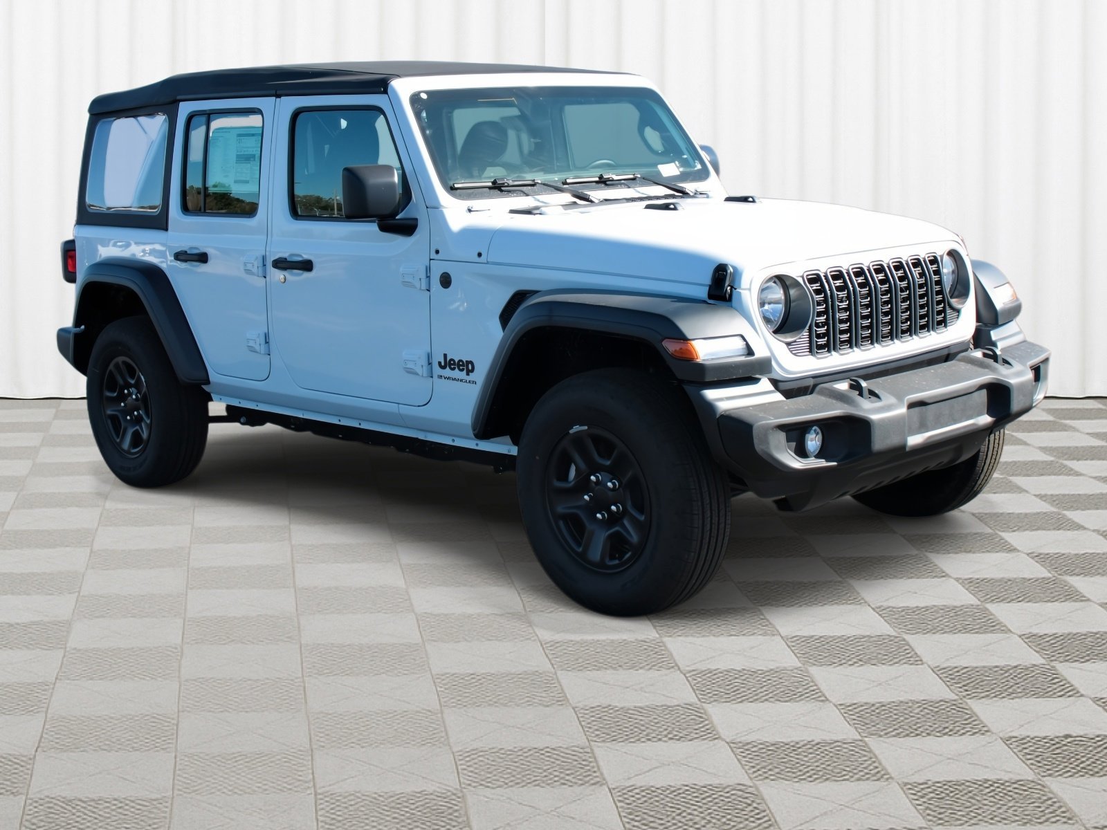 New 2026 Bright White Clear-Coat Exterior Paint Jeep Sport image 31