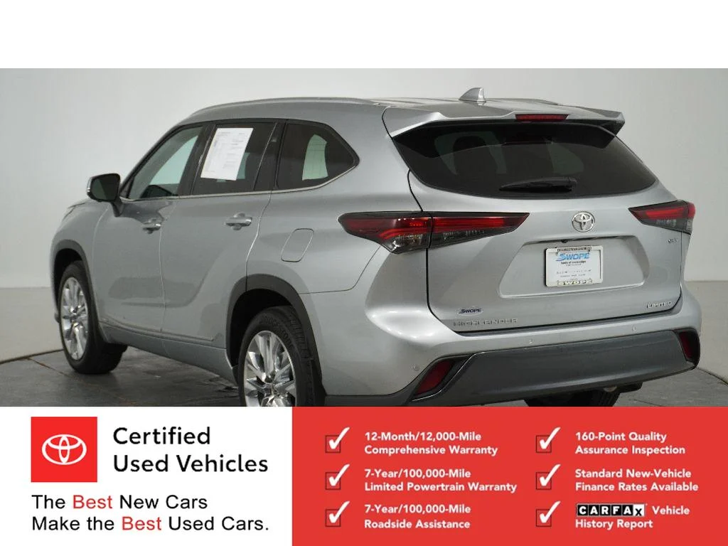 Used 2025 Celestial Silver Metallic Toyota Hybrid Limited image 5