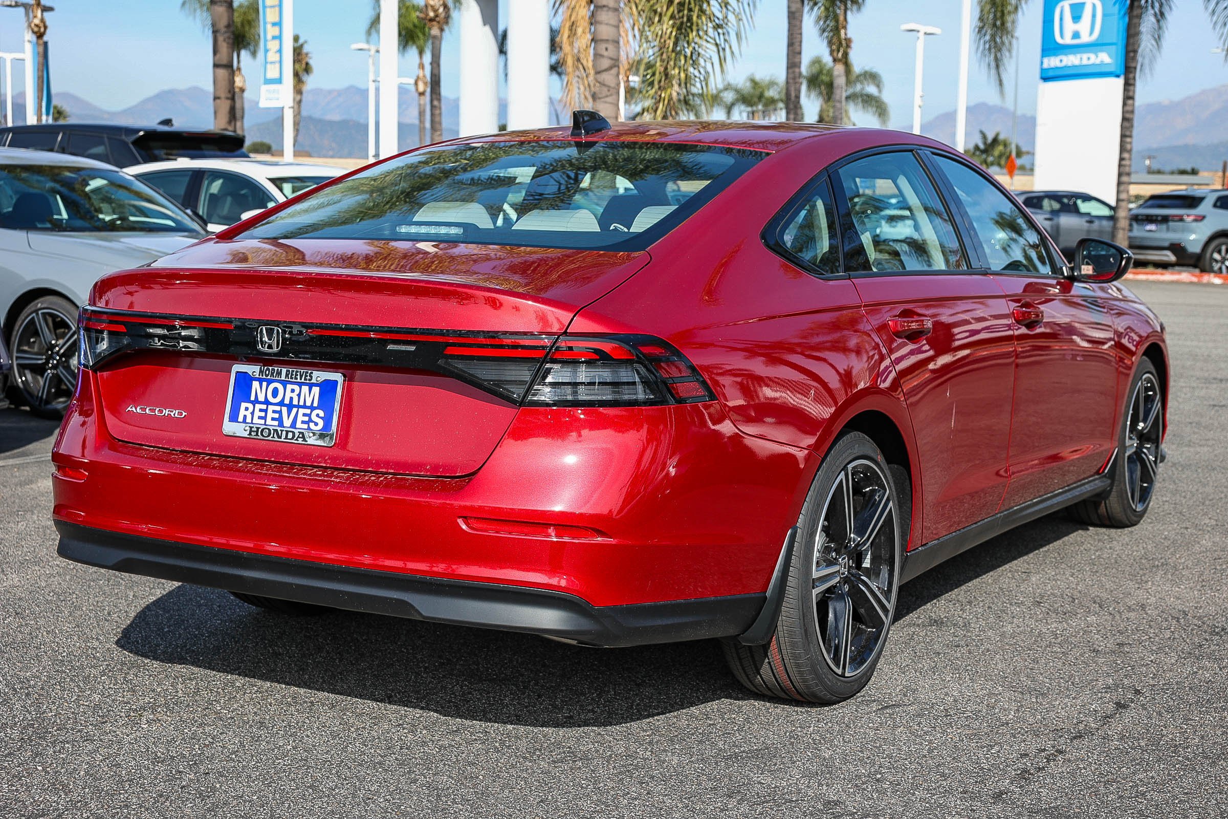 New 2026 Radiant Red Metallic Honda SE CVT image 6