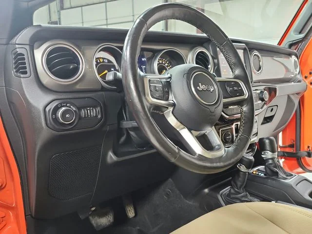 Used 2018 Orange Jeep Unlimited Sahara image 21