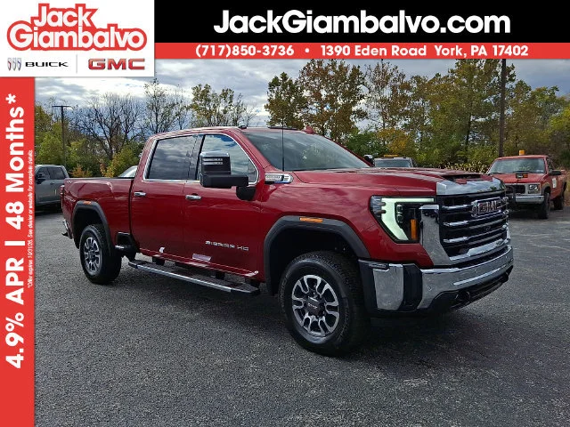 New 2026 Volcanic Red Tintcoat GMC SLT image 1