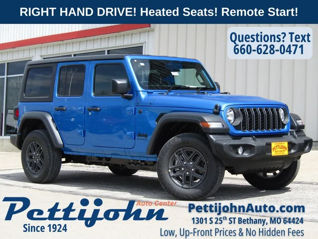 2026 Jeep Wrangler Sport RHD