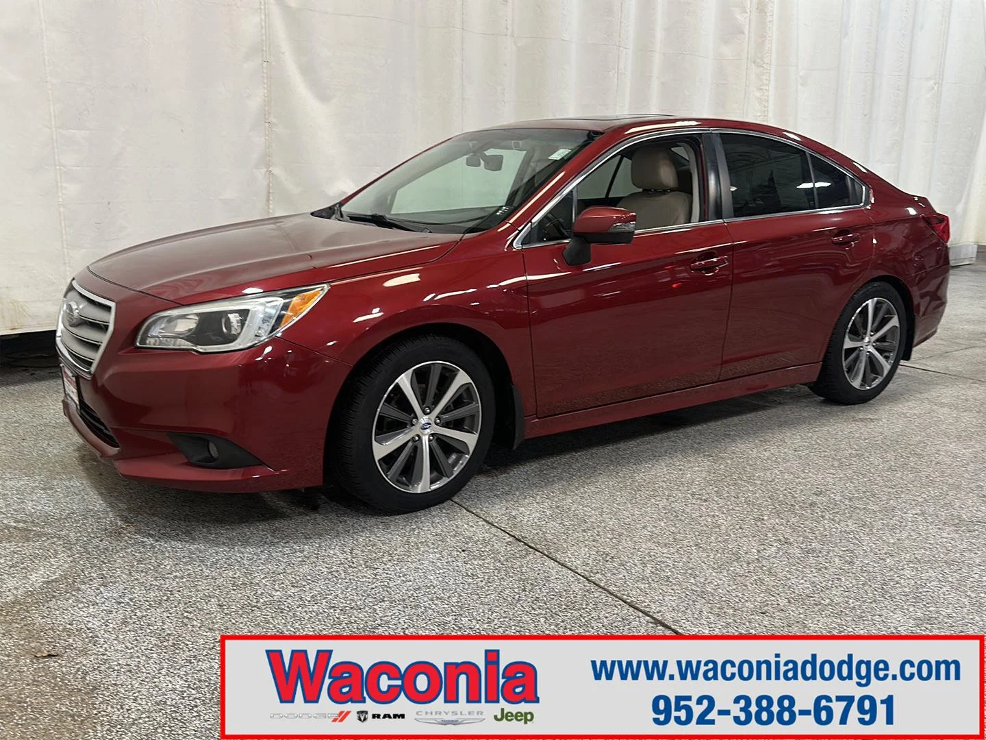 Used 2017 Venetian Red Pearl Subaru Limited image 1