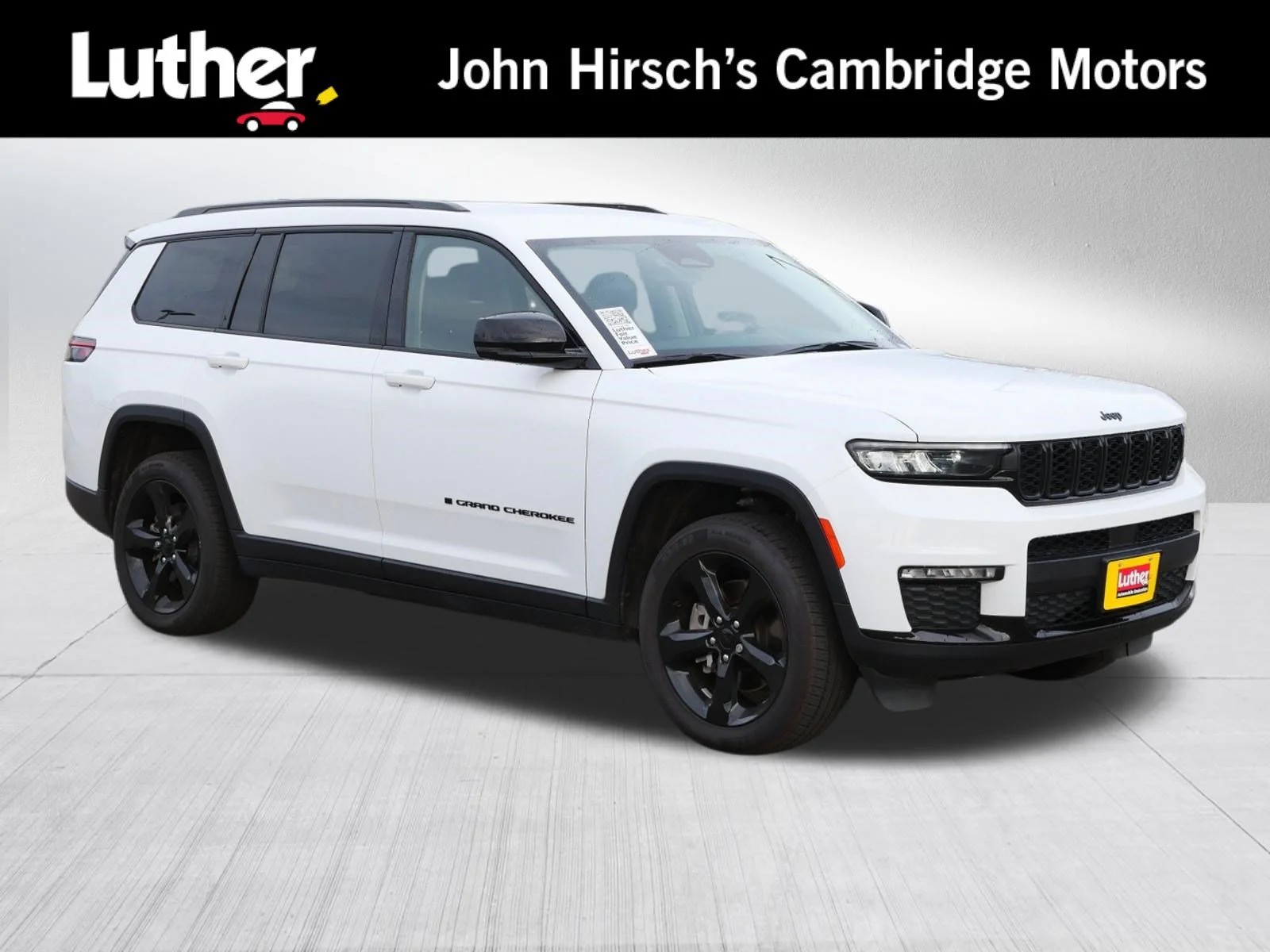 Used 2023 Bright White Clearcoat Jeep Limited image 1
