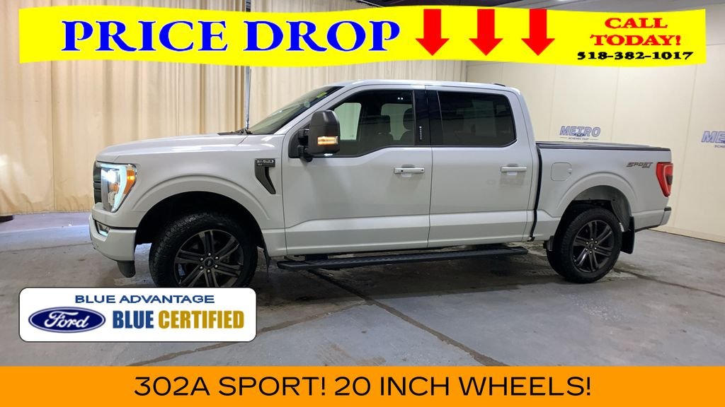 Certified Used 2022 White Metallic Ford XLT image 6