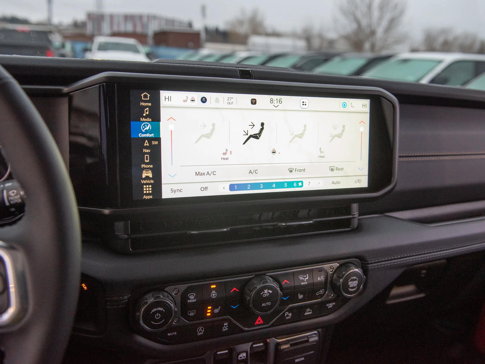 New 2026 Red Jeep Sahara* 4 Door 4x4, 22 Inch Fuel Wheels, 33 Inch Toyos image 14