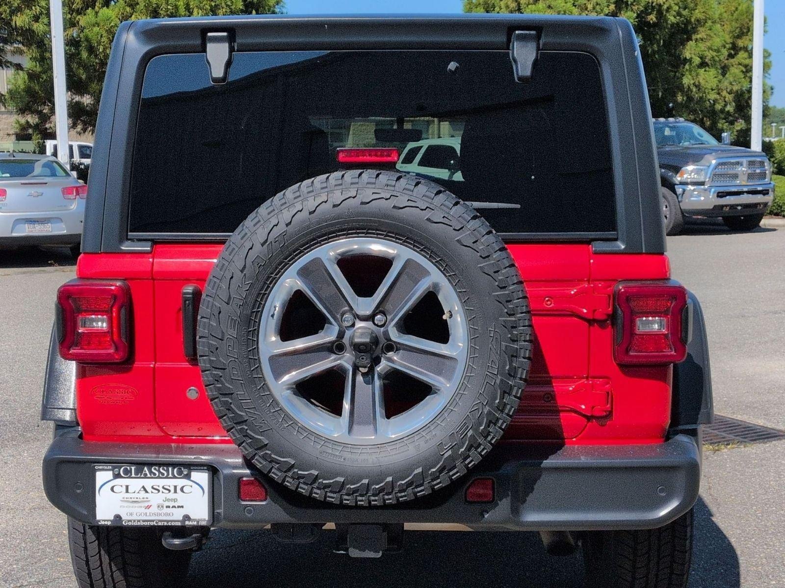 Used 2020 Firecracker Red Clearcoat Jeep North Edition image 4