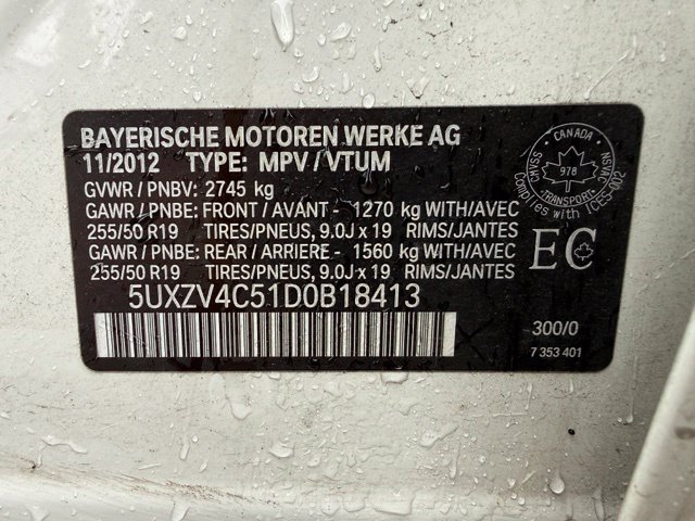 Used 2013 Alpine White BMW xDrive35i image 14