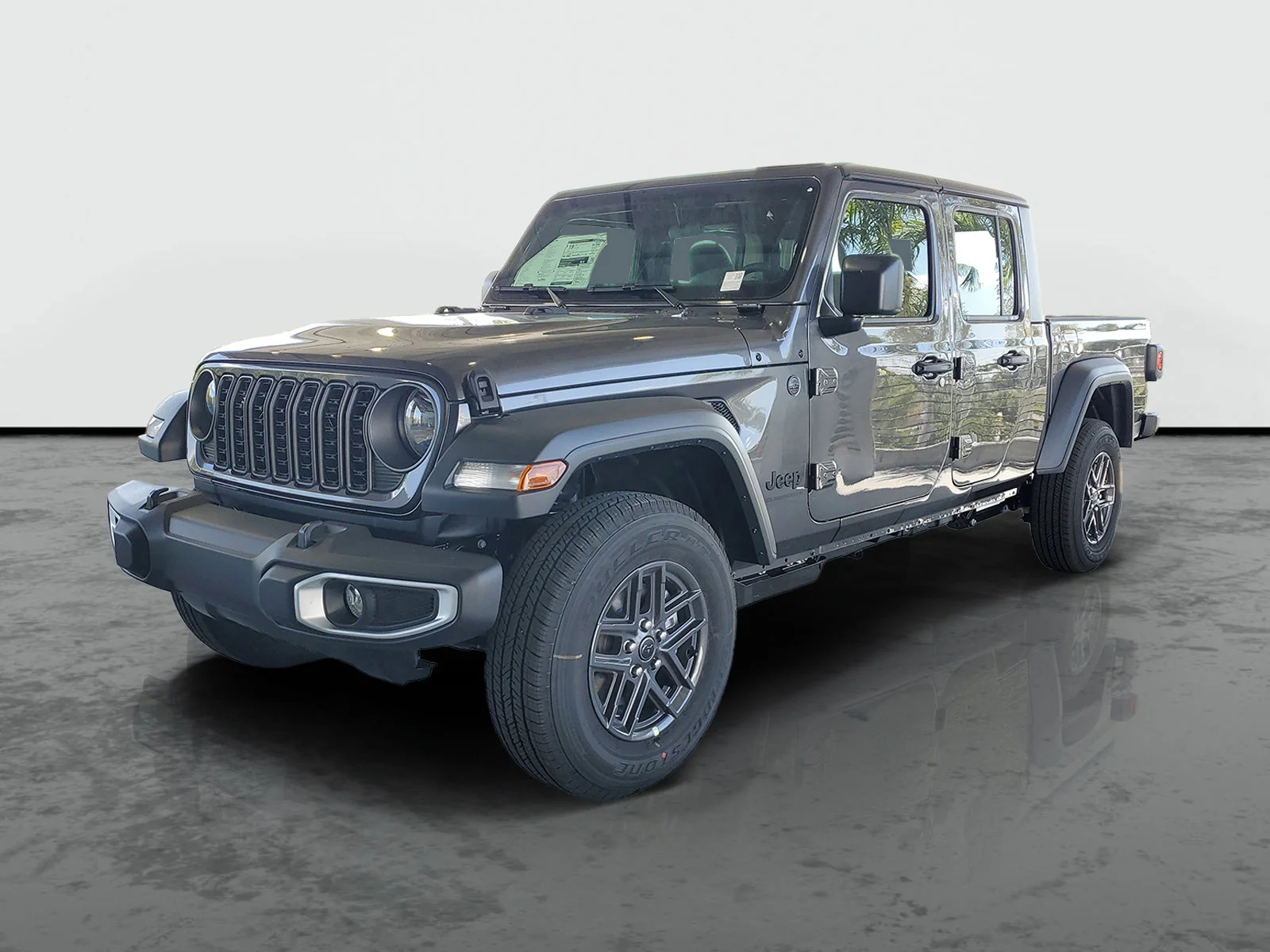 New 2026 Granite Crystal Metallic Clearcoat Jeep Sport image 3