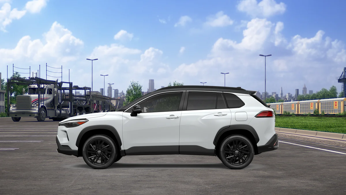New 2026 Wind Chill Pearl with Jet Black roof Toyota Hybrid XSE image 4