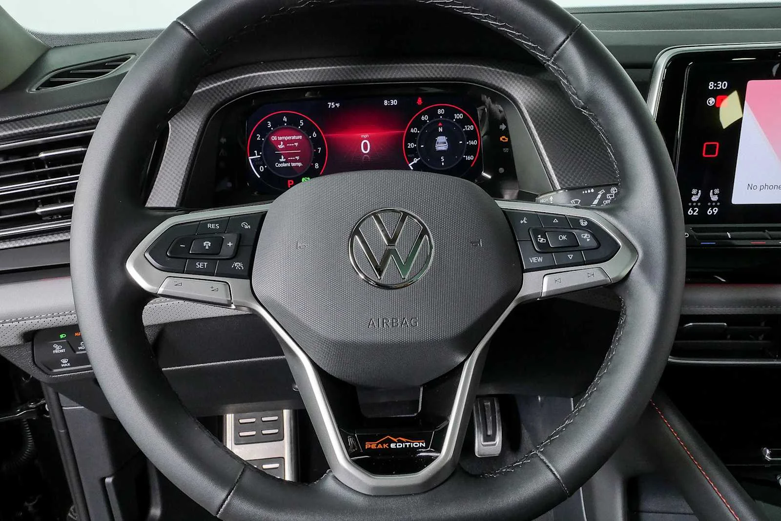 Certified Used 2025 Deep Black Pearl Volkswagen 2.0T Peak Edition image 8