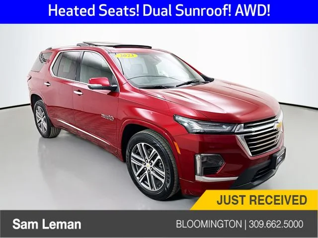 2023 Chevrolet Traverse High Country for sale at Sam Leman Chrysler Jeep Dodge of Bloomington
