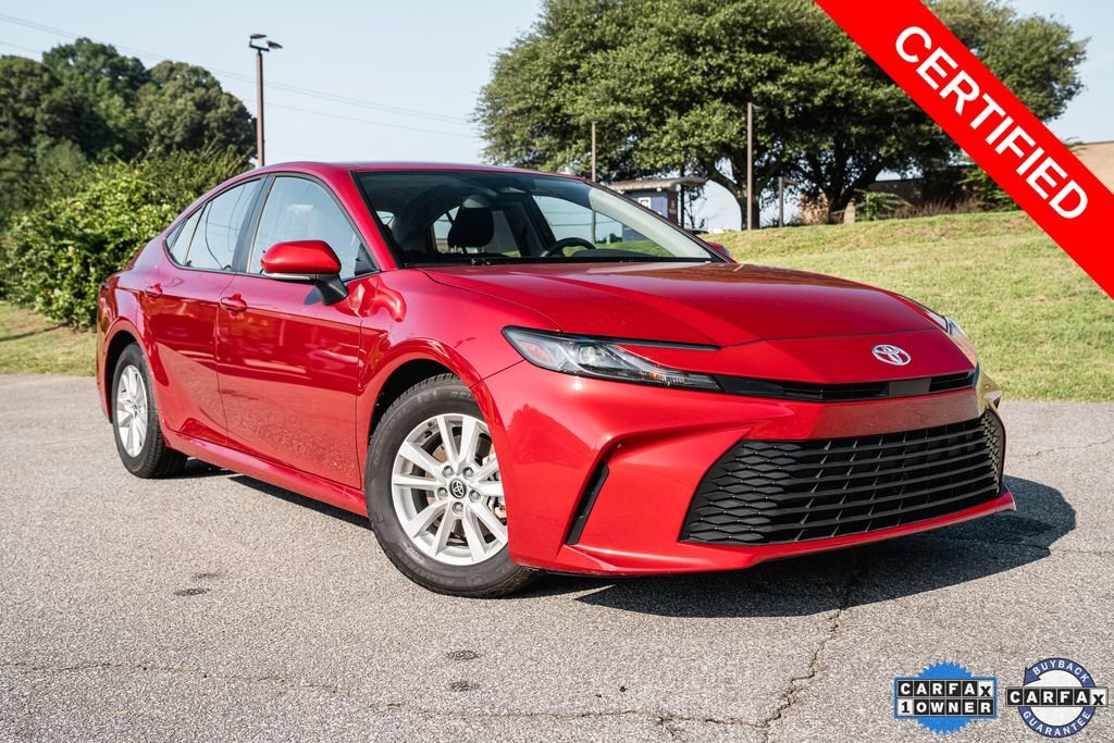 Used 2025 Red Toyota LE image 1