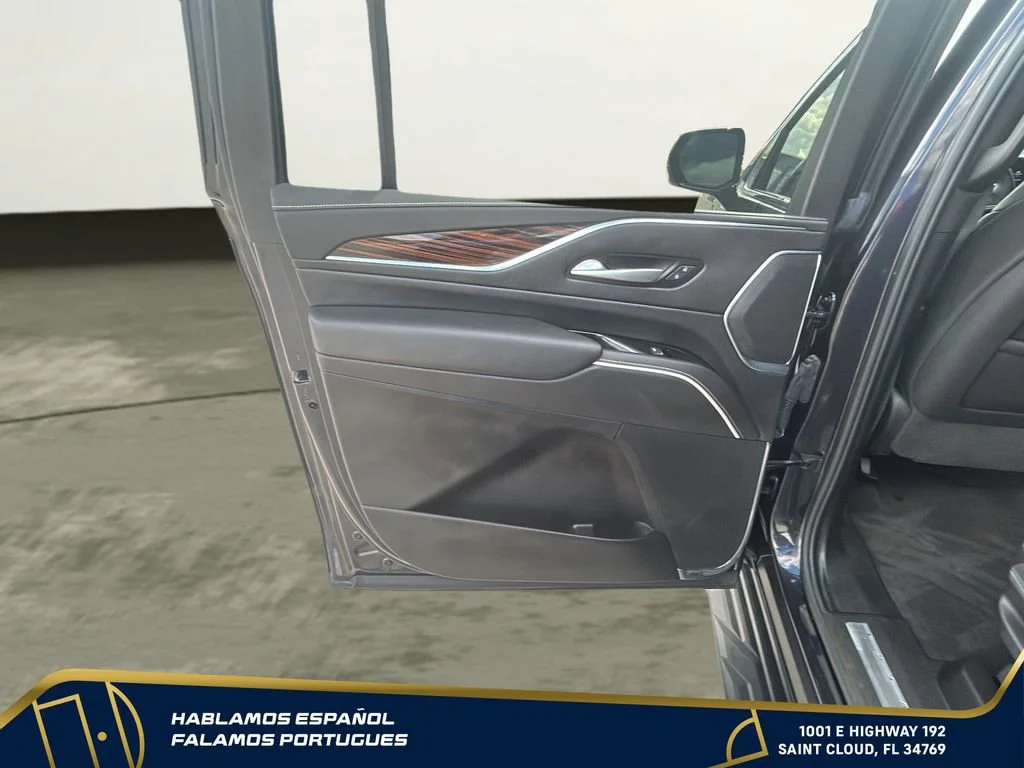 Used 2024 Galactic Gray Metallic Cadillac Premium Luxury image 20