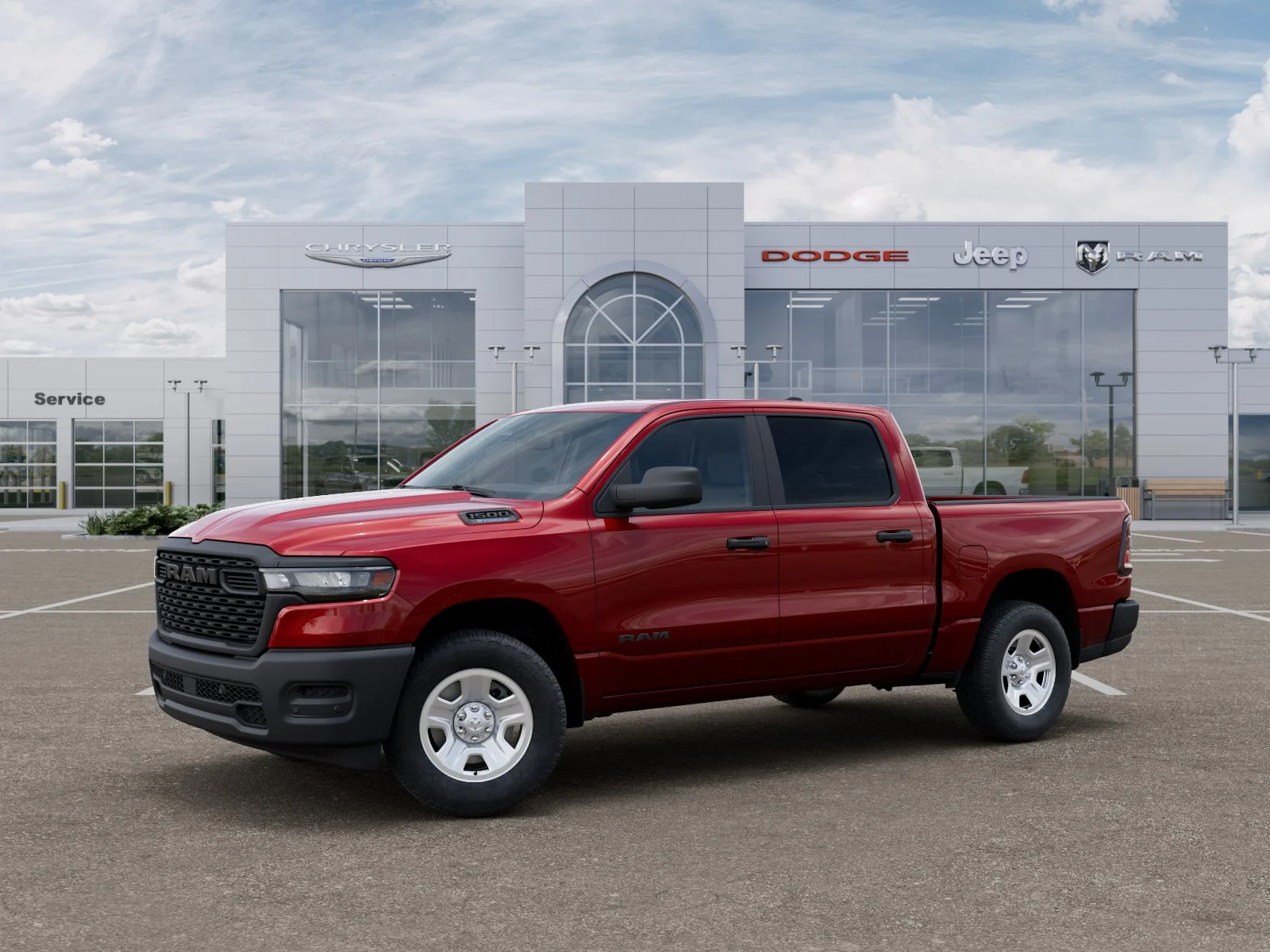 New 2026 Molten Red Pearlcoat RAM Tradesman image 40