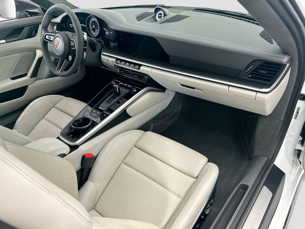 Used 2021 Carrara White Metallic Porsche Turbo S image 15