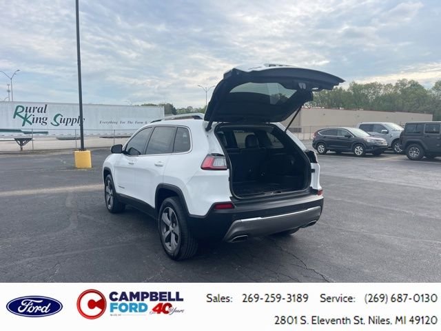 Used 2020 Bright White Clearcoat Jeep Limited image 10