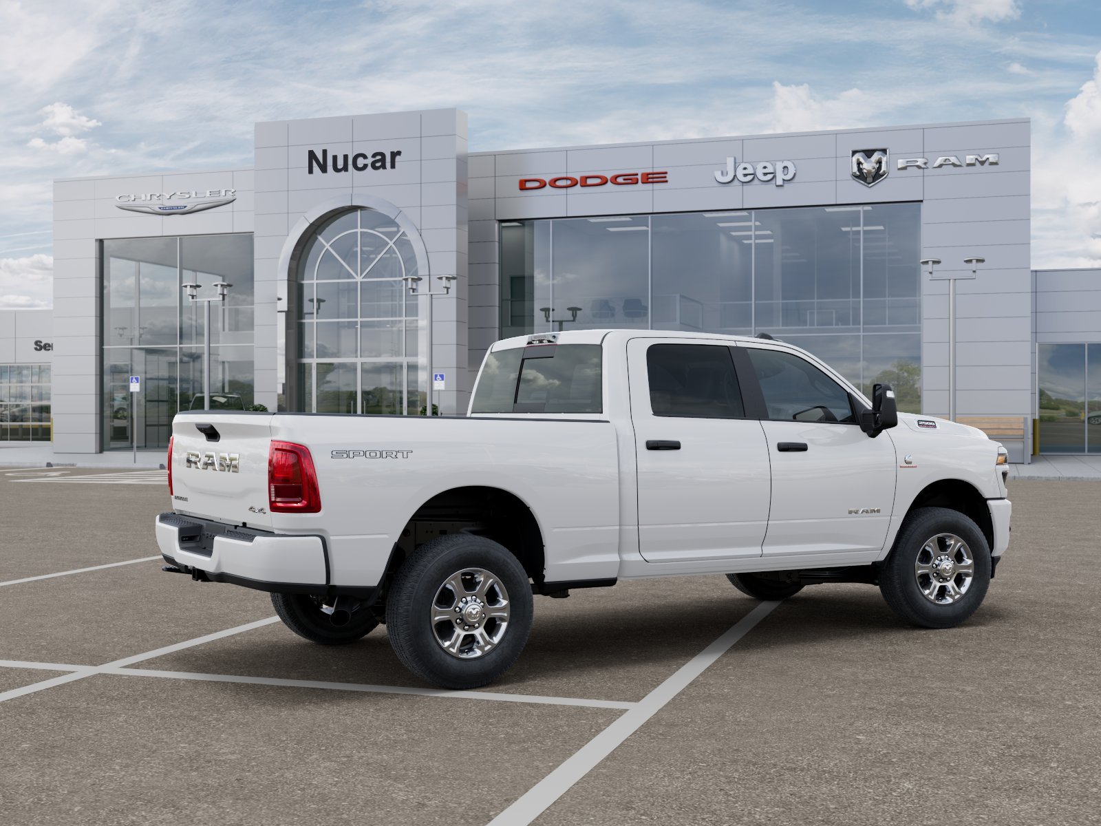 New 2026 Bright White Clearcoat RAM Big Horn image 5