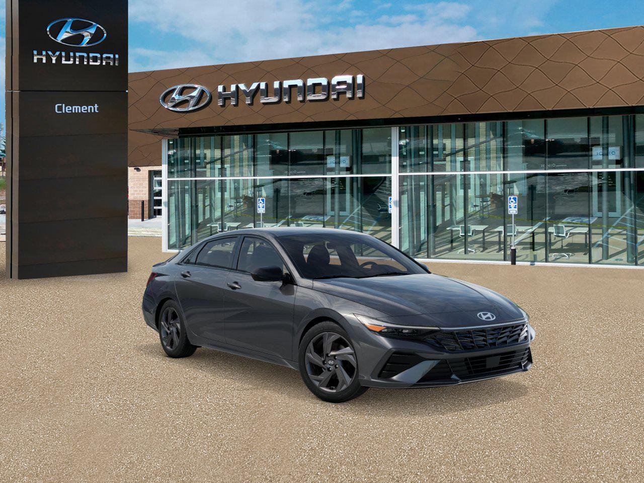 New 2026 Ecotronic Gray Hyundai SEL Sport image 2