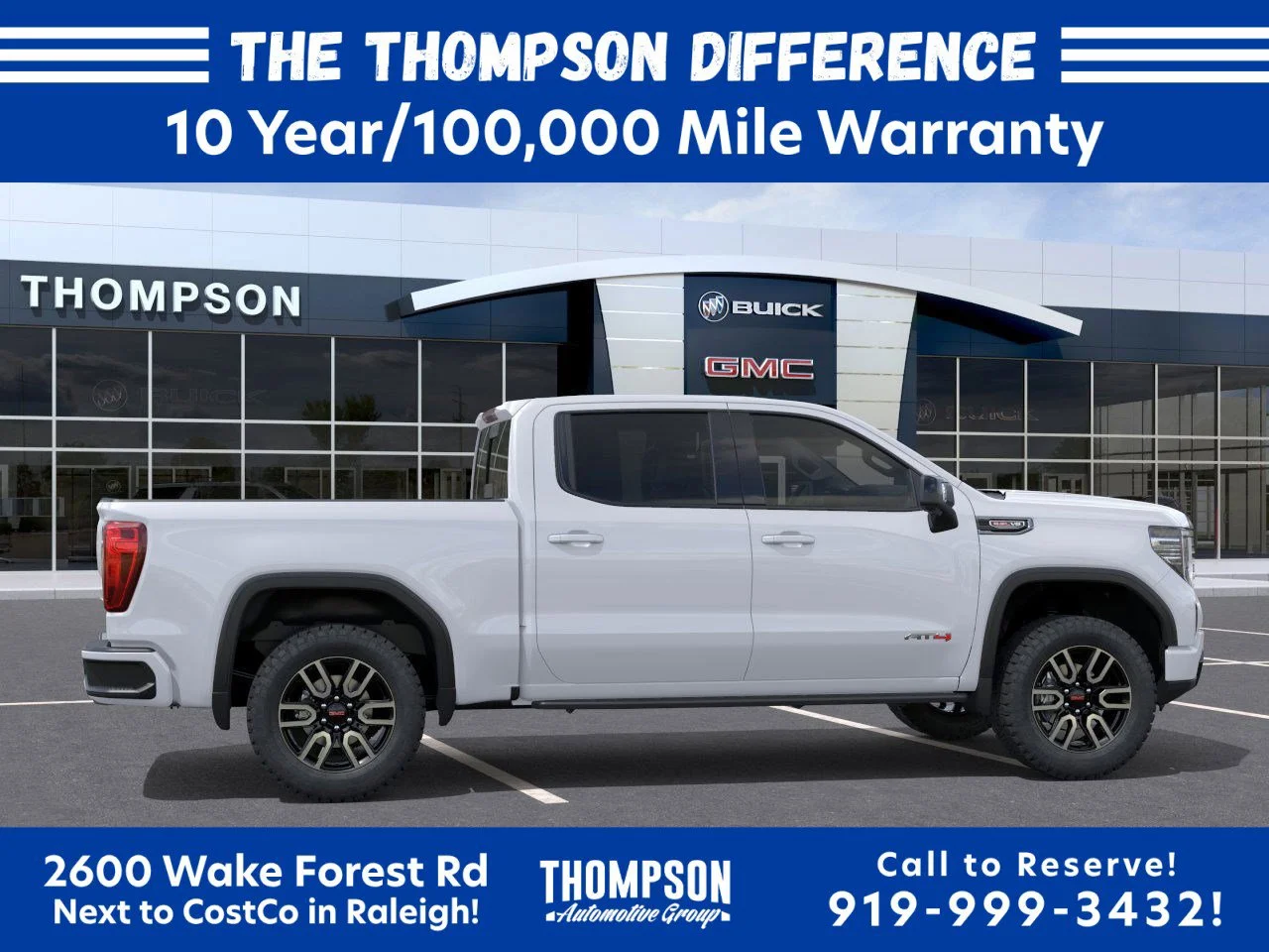 New 2026 Summit White GMC AT4 image 8