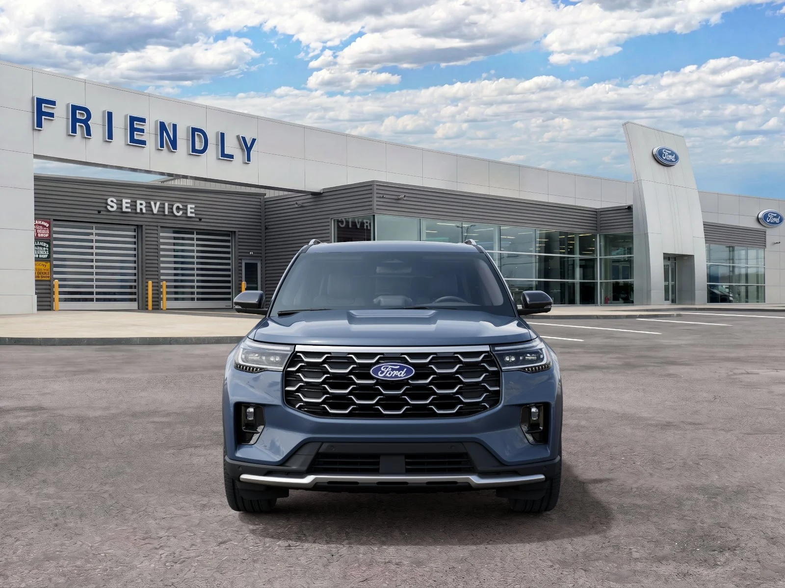 New 2027 Vapor Blue Metallic Ford Platinum™ image 3
