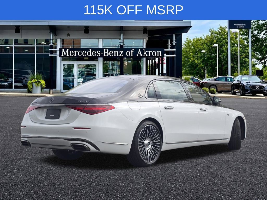 New 2025 MANUFAKTUR Moonlight White Metallic Mercedes-Benz Maybach S 680 image 26