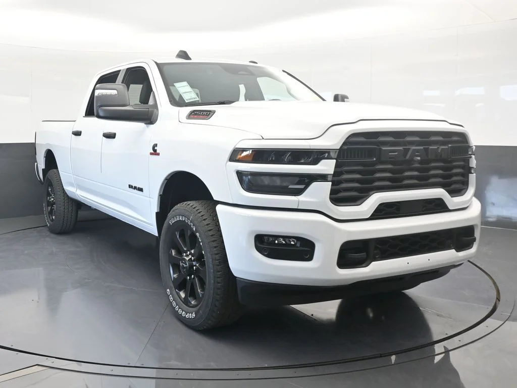 New 2026 Bright White Clear-Coat Exterior Paint RAM Big Horn image 9