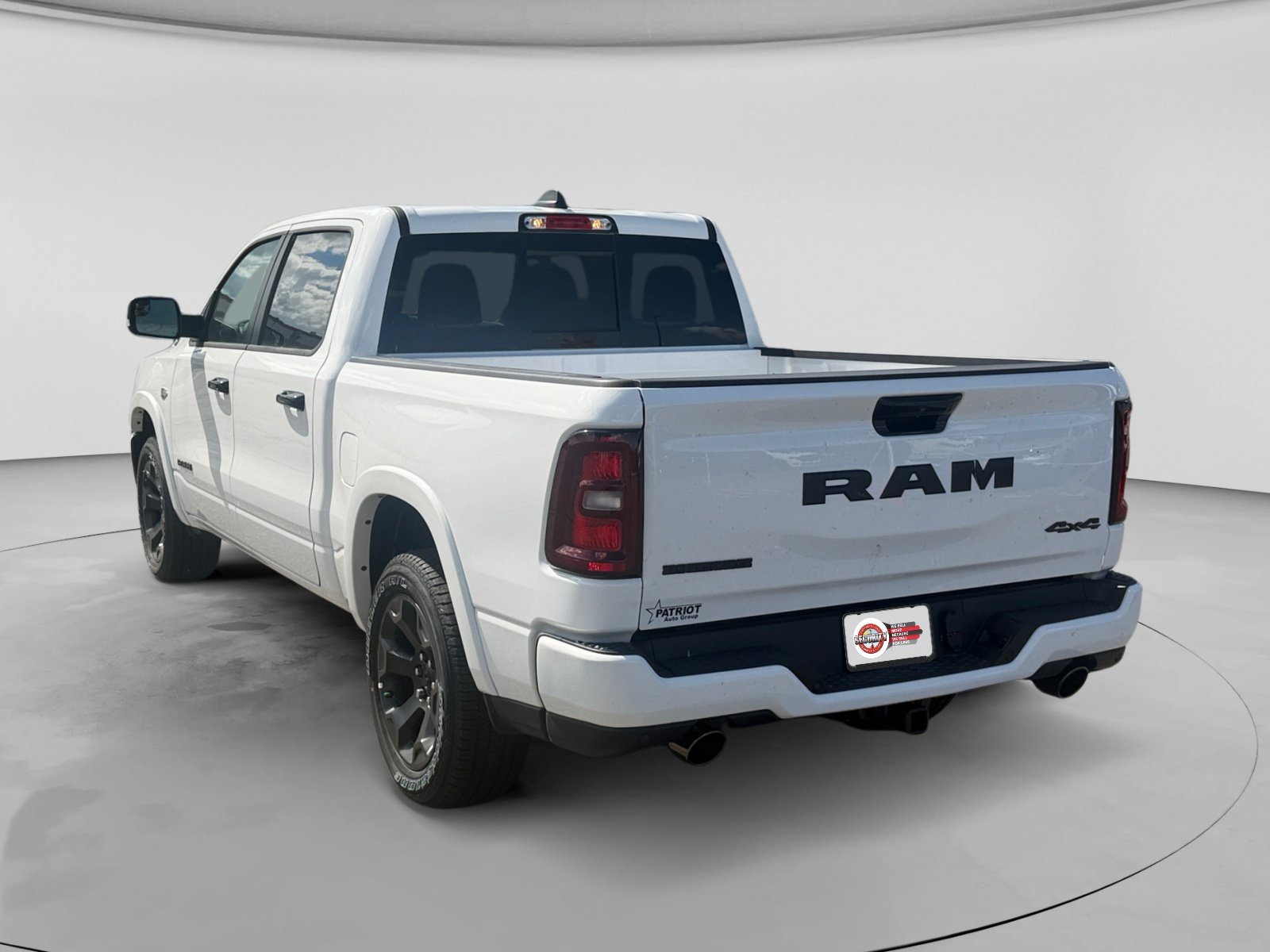 New 2026 Bright White Clear-Coat Exterior Paint RAM Big Horn 4x4 Crew Cab 5