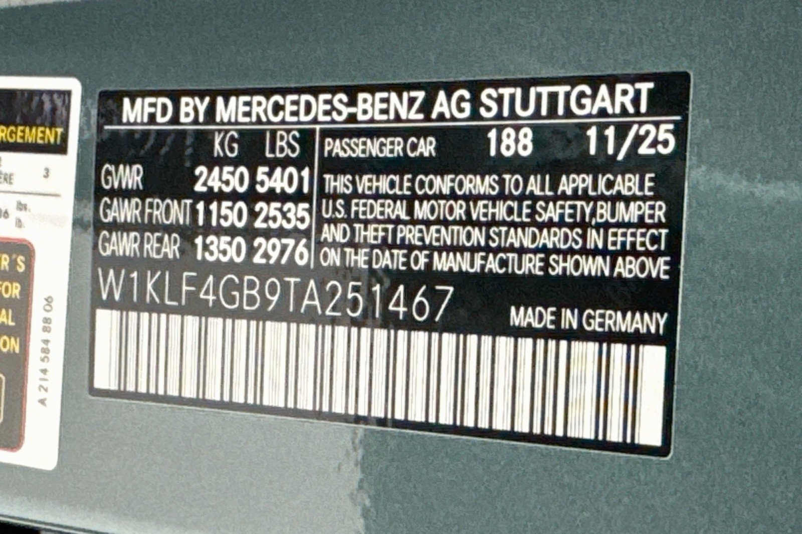 New 2026 Verde Silver Metallic Mercedes-Benz E 350 RWD Sedan image 24