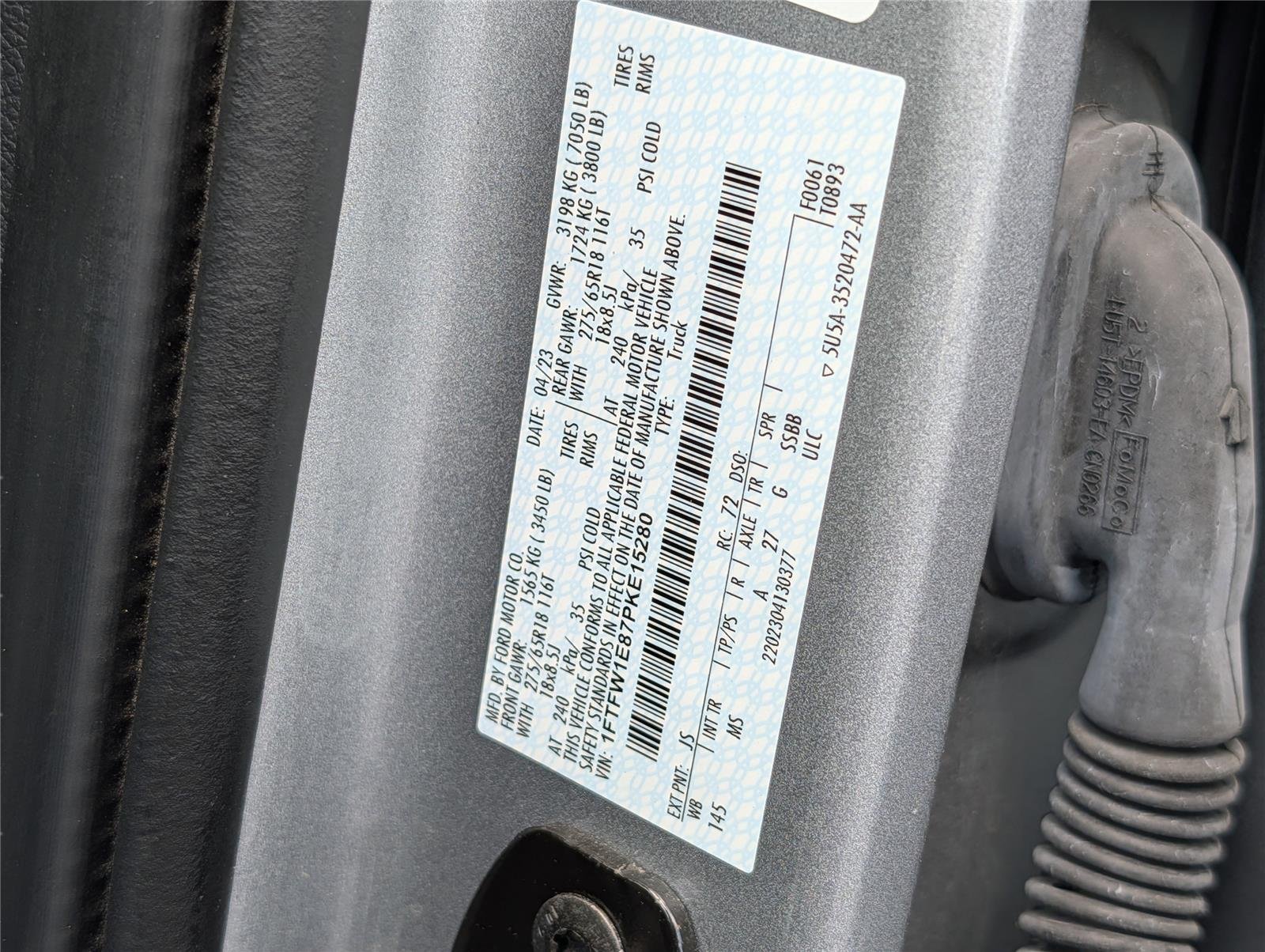 Used 2023 Iconic Silver Ford XLT image 34