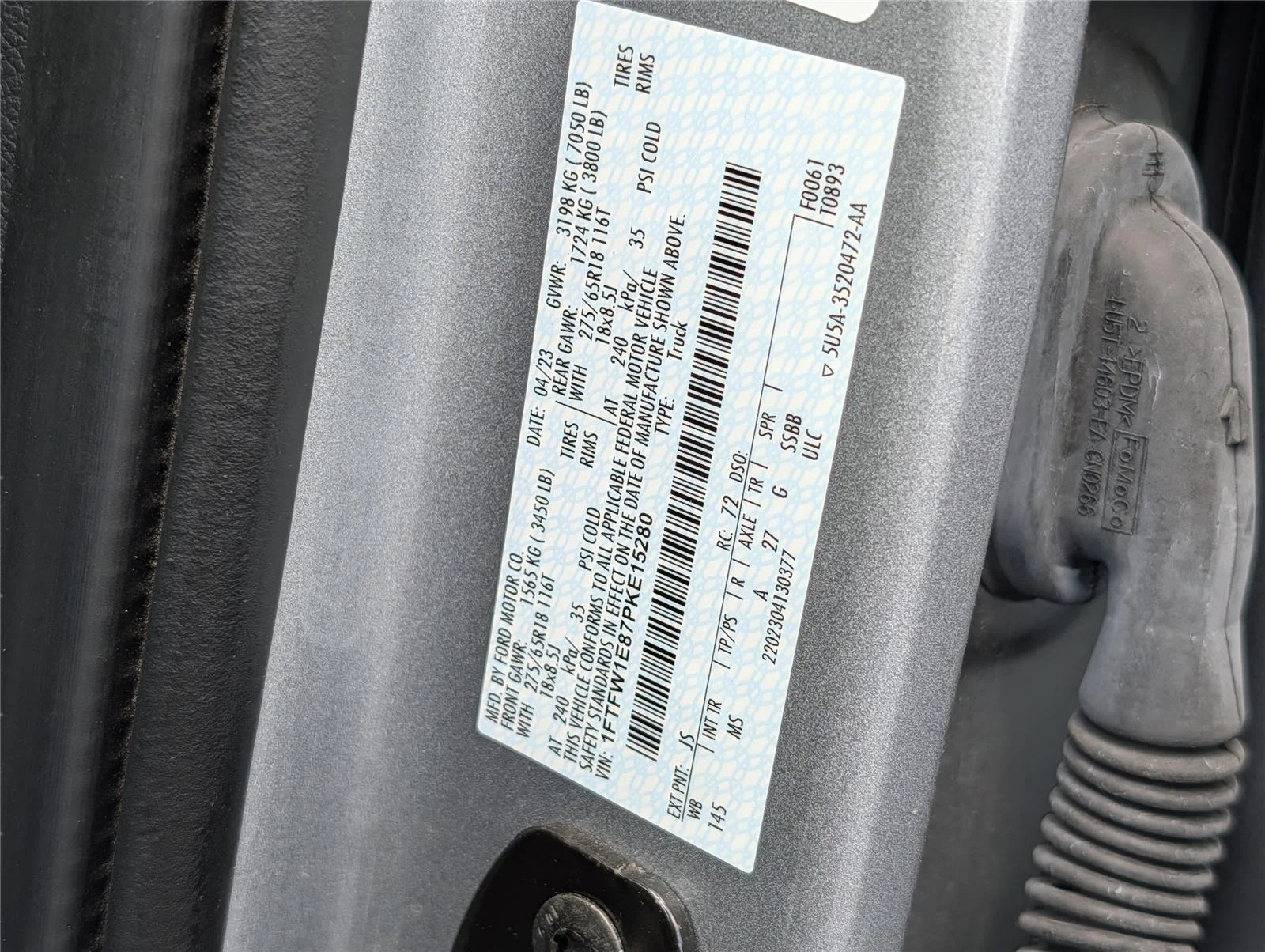 Used 2023 Iconic Silver Ford XLT image 34