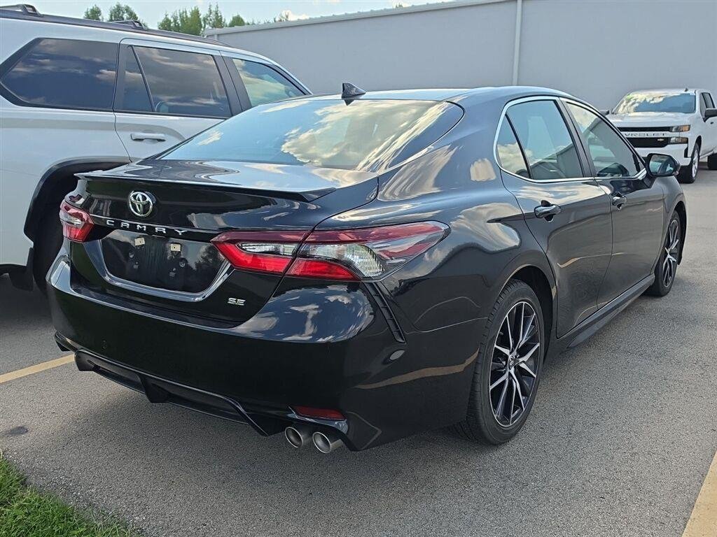 Used 2023 Midnight Black Metallic Toyota SE image 3