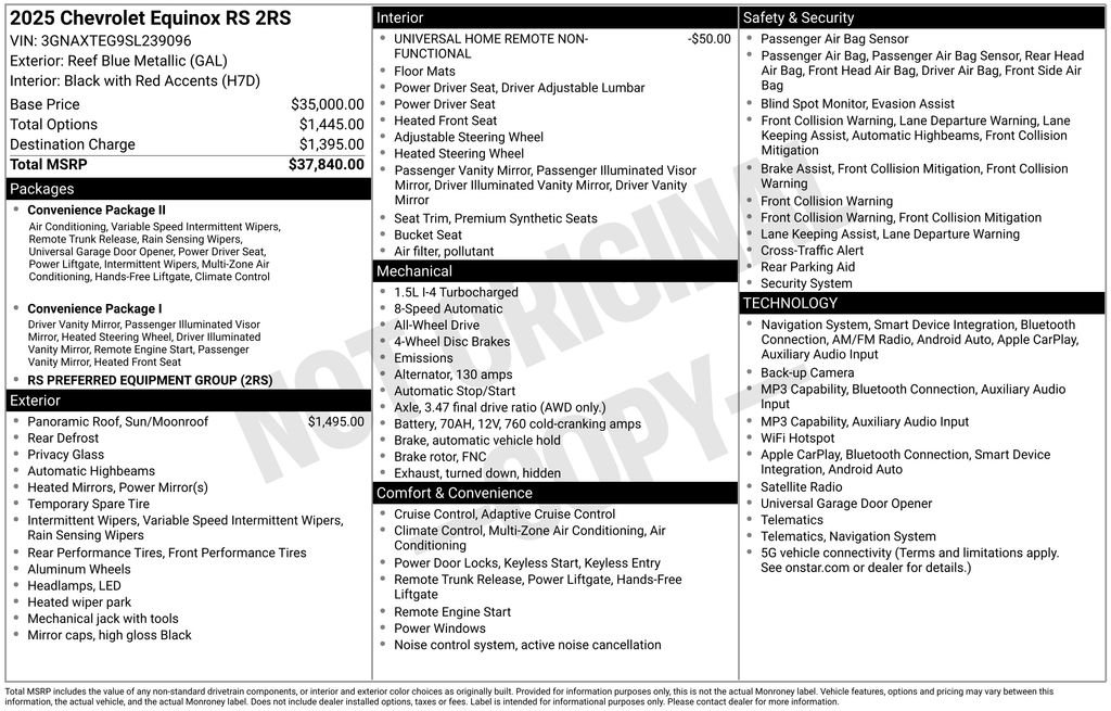2025 Chevrolet Equinox RS - Photo 32