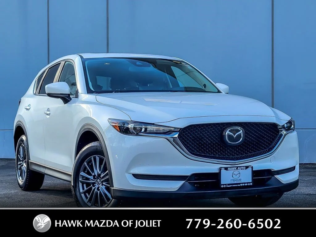 Used 2021 Snowflake White Pearl Mica Mazda Touring image 1