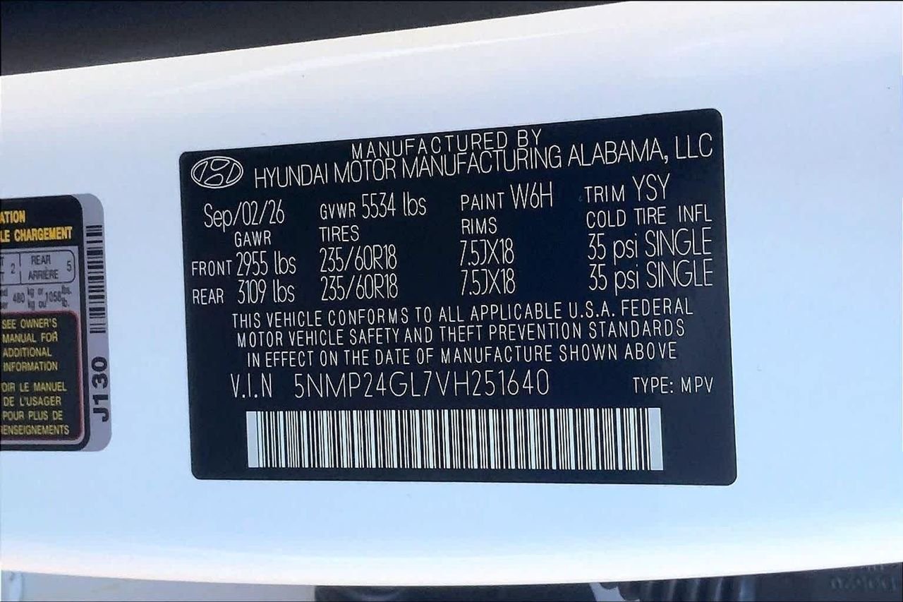 New 2027 Serenity White Hyundai SEL FWD image 19
