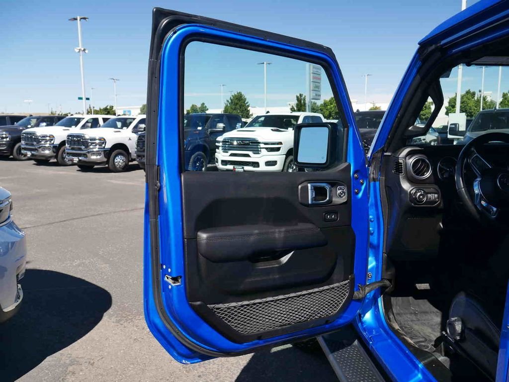 Used 2022 Blue Jeep Unlimited Sahara Altitude image 35