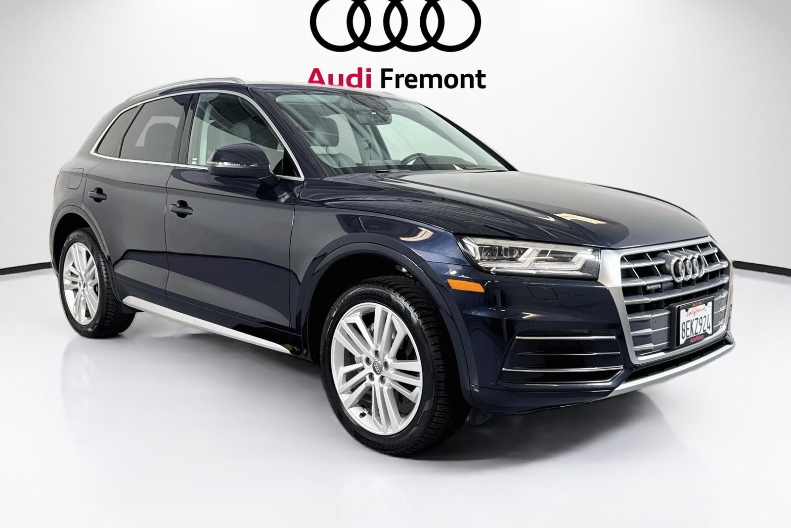 Used 2018 Moonlight Blue Metallic Audi Premium Plus image 7