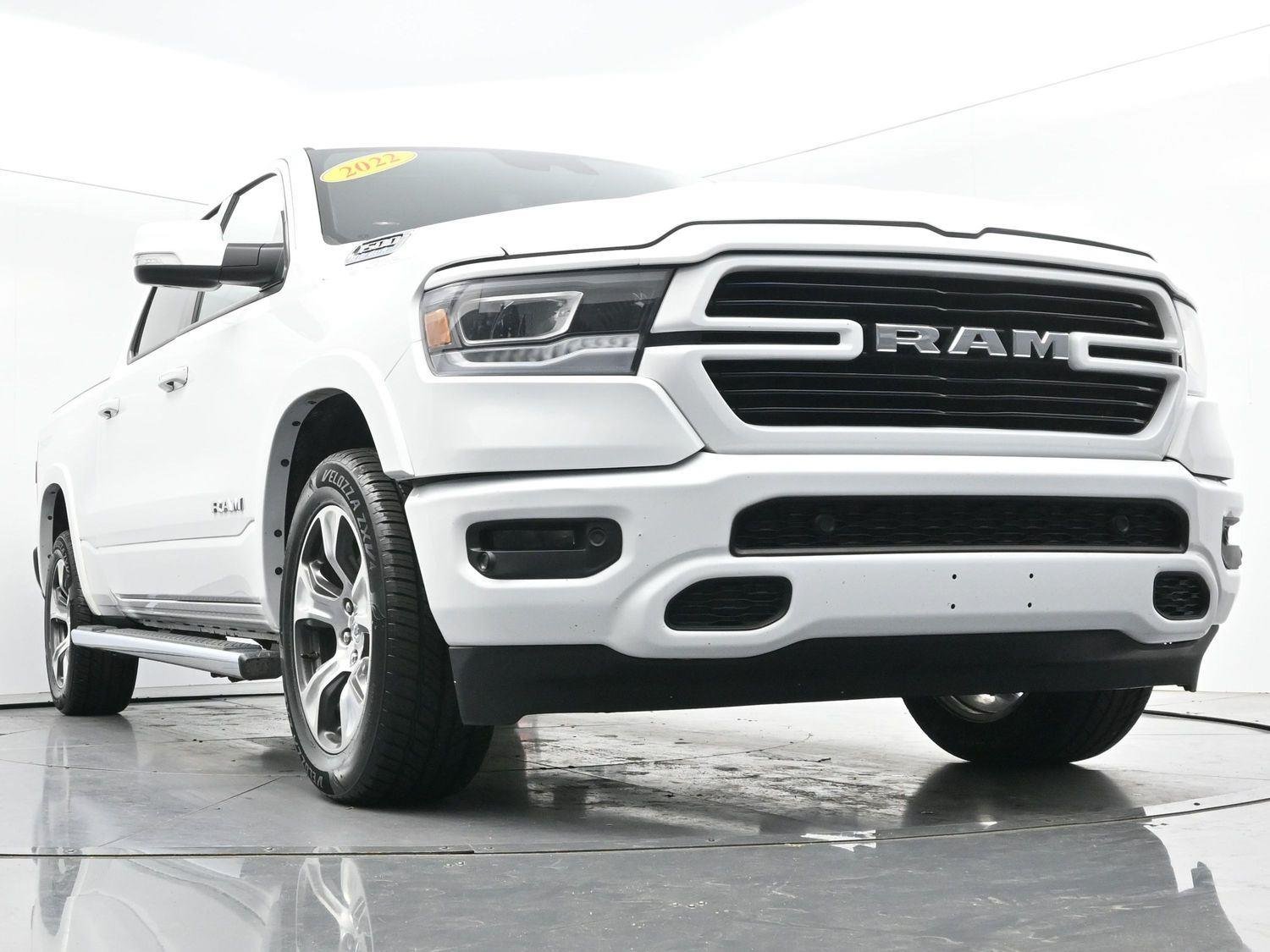 Used 2022 Bright White Clearcoat Ram Laramie image 48